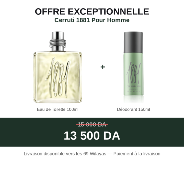 Pack Cerruti 1881 Pour Homme
