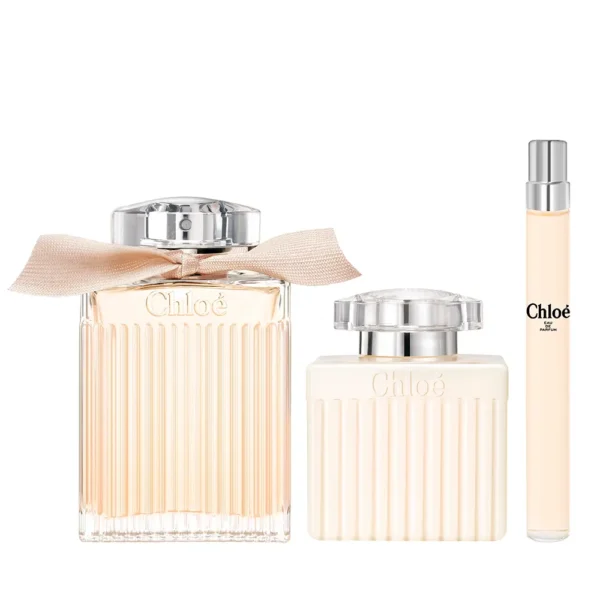 Coffret Parfum Femme Chloé – Chloé Eau de Parfum + Lotion pour le Corps + Format Voyage