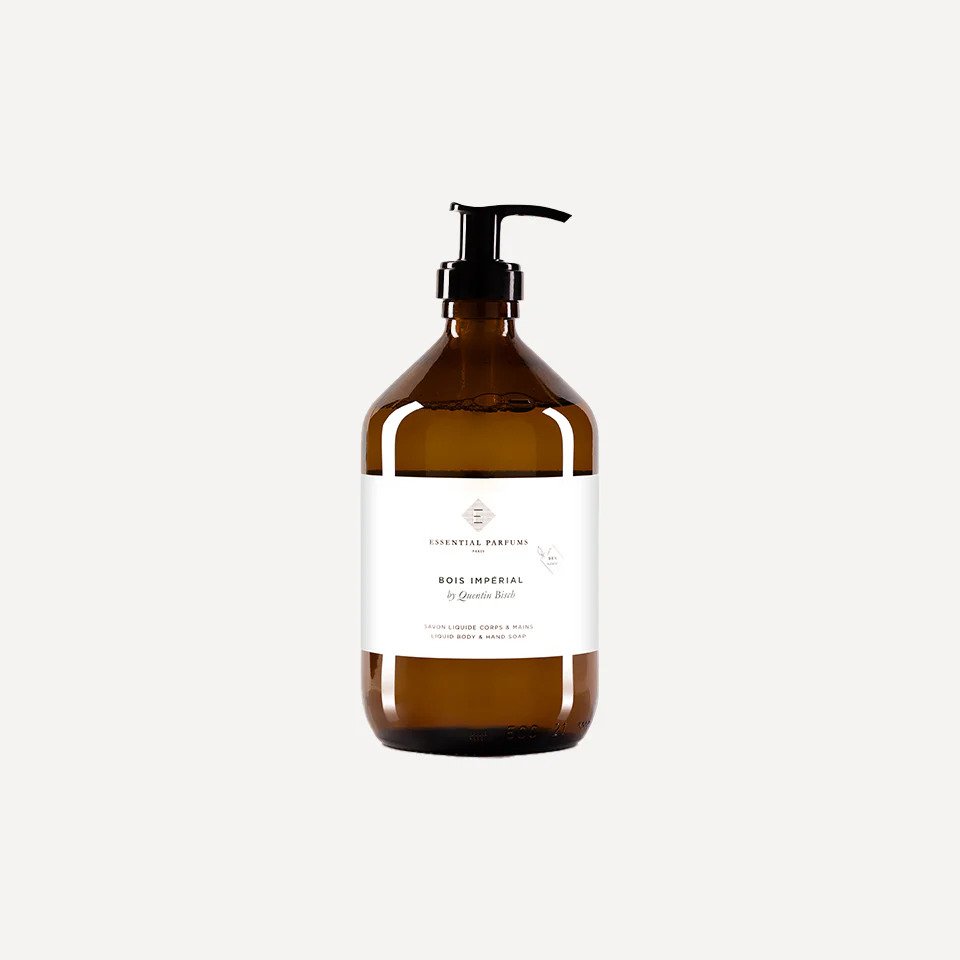 Essential Parfums – Bois Impérial Savon Liquide Corps & Mains (500 ml)