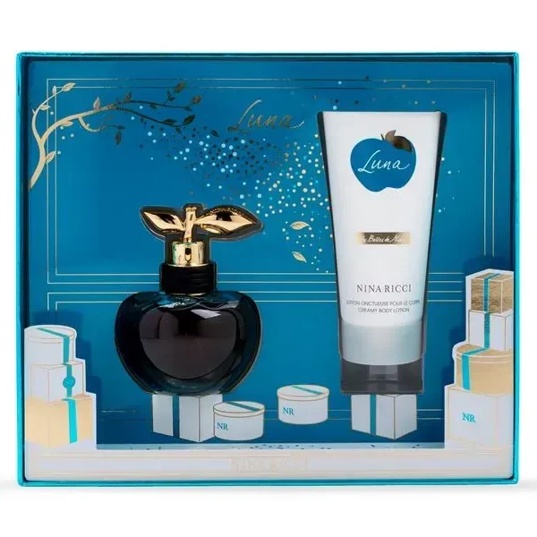 Nina Ricci – Coffret Les Belles de Nina Luna Eau de Toilette (50 ml + Lotion Onctueuse pour le Corps)